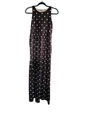 Polka Dot Sleeveless Maxi Dress S/M